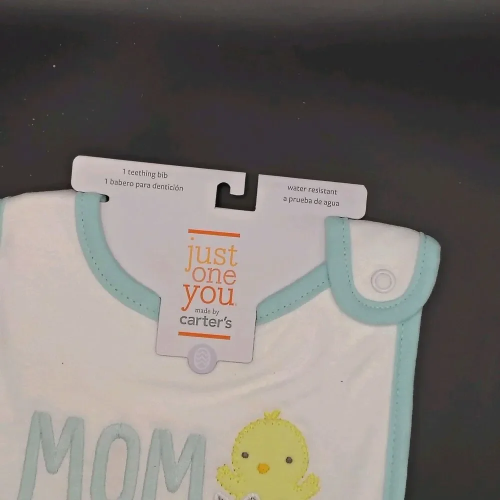 Carter's Just One You MOM CRACKS ME UP! Baby Bib1st Easter